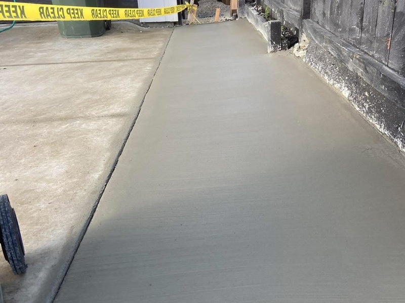 Concrete repair work to damaged residential concrete