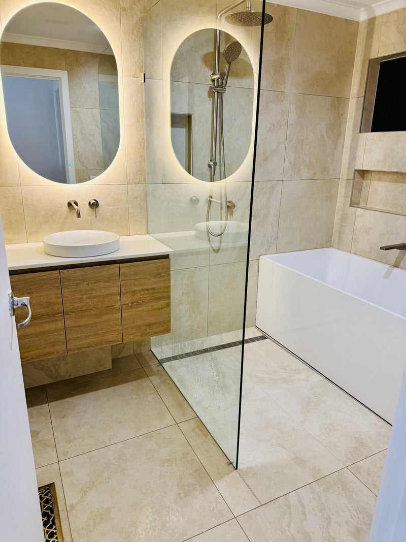Professional deep cleaning of a residential bathroom in Melbourne