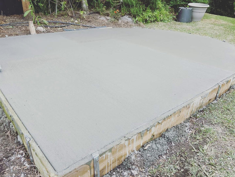Concrete slab at a home in Melbourne